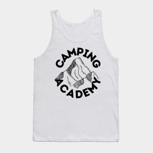 Camping Academy Perfect Gift for Nature Lovers Hiking Mountains Woods Travel Outdoors Tank Top